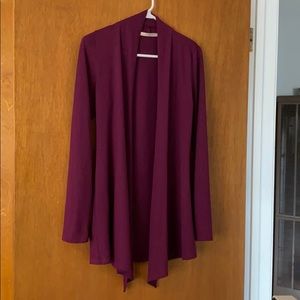 Burgundy cardigan